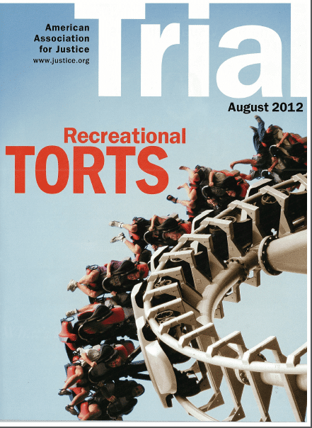American Association for Justice Magazine edition about Recreational Torts