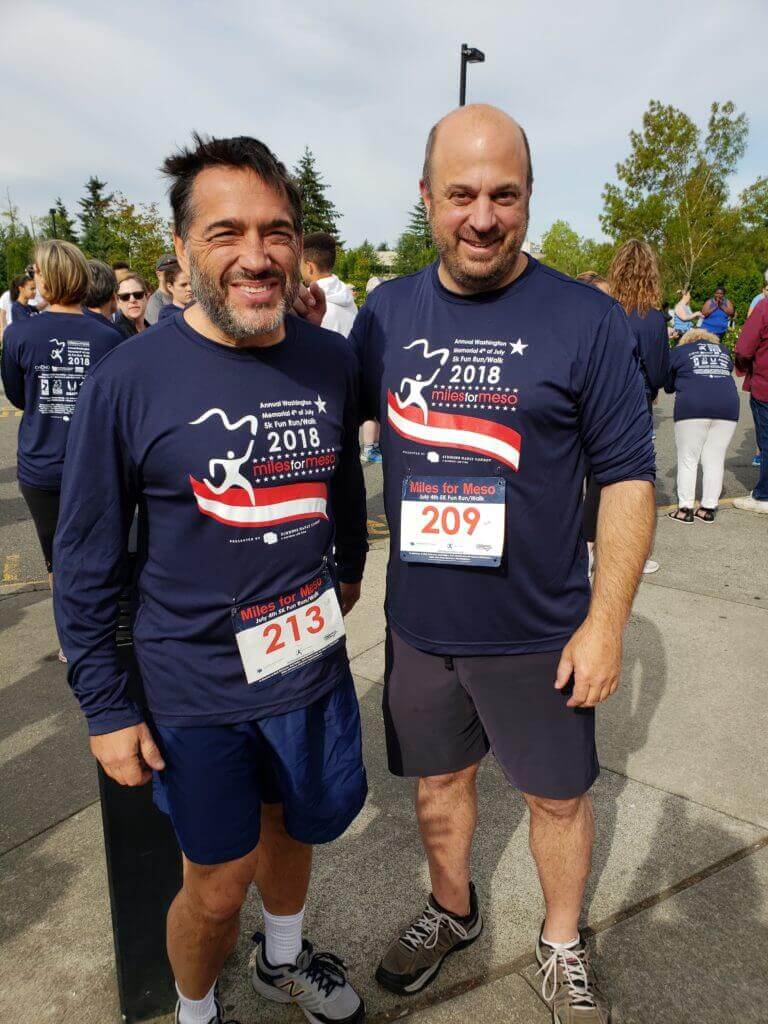 Our attorneys during the miles for meso event