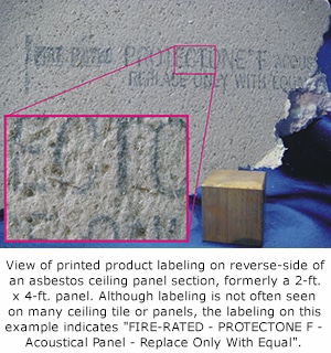 An asbestos related image