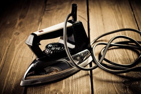 An electric iron