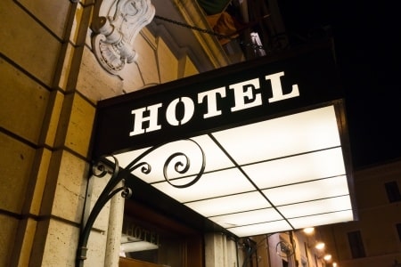 Hotel entrance