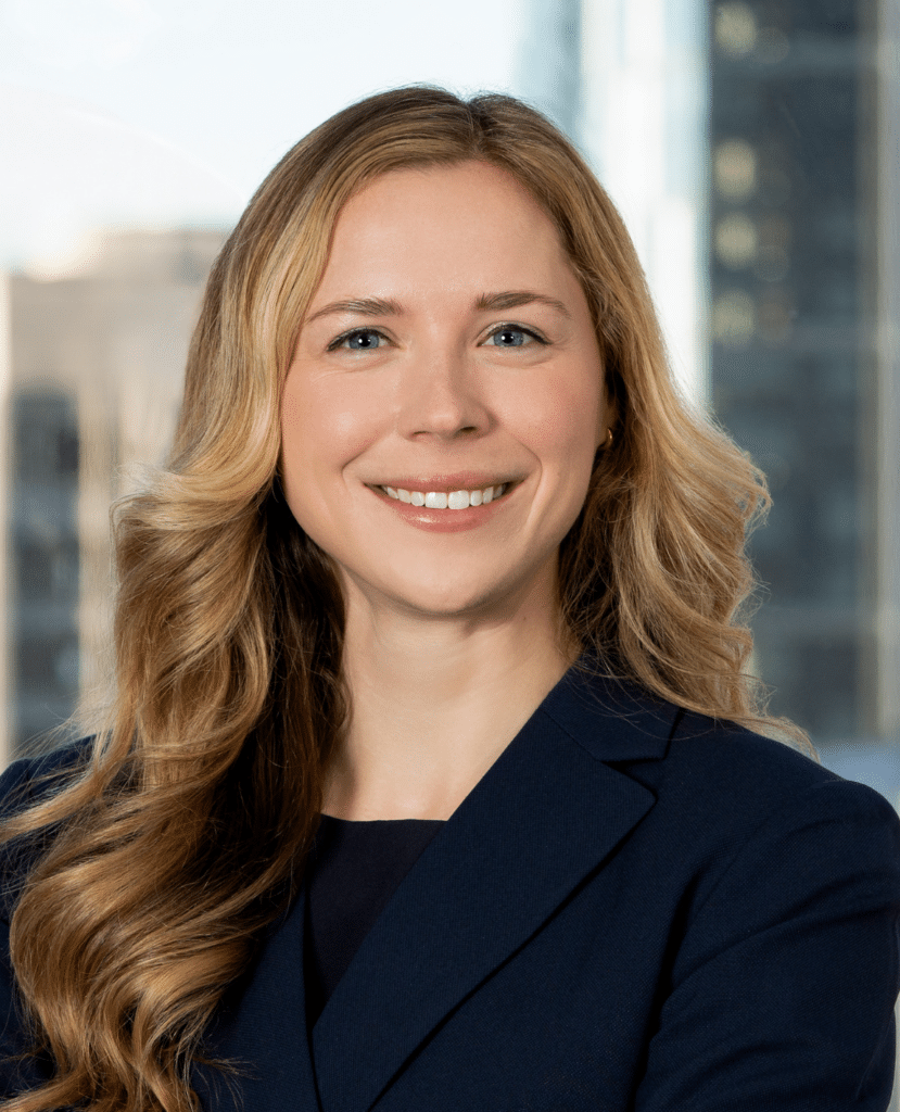 Professional headshot of Meg Price, Associate Asbestos Attorney at Bergman Oslund Udo Little