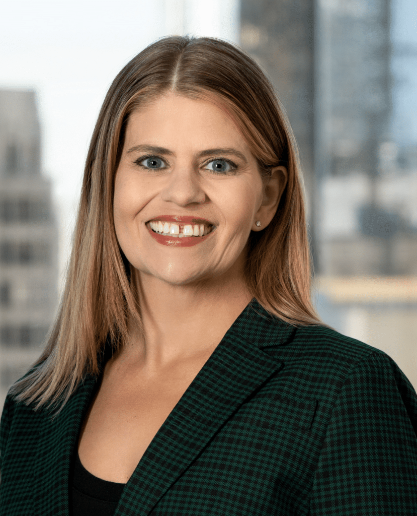 Professional headshot of Vanessa Firnhaber Oslund, Partner and Asbestos/Sexual Abuse Lawyer at Bergman Oslund Udo Little
