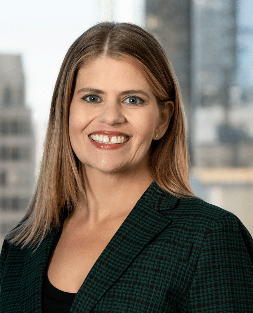 Professional headshot of Vanessa Firnhaber Oslund, Partner and Asbestos/Sexual Abuse Lawyer at Bergman Oslund Udo Little