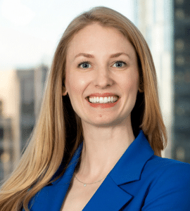 Professional headshot of Ruby Aliment, Senior Associate Attorney at Bergman Oslund Udo Little